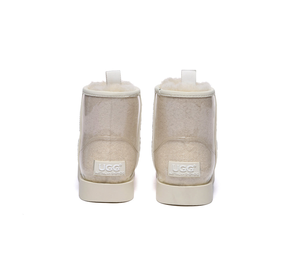 Clear Waterproof and Shearling Classic Boots