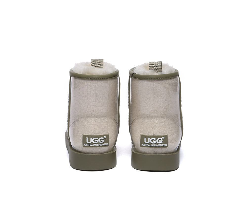 Clear Waterproof and Shearling Classic Boots