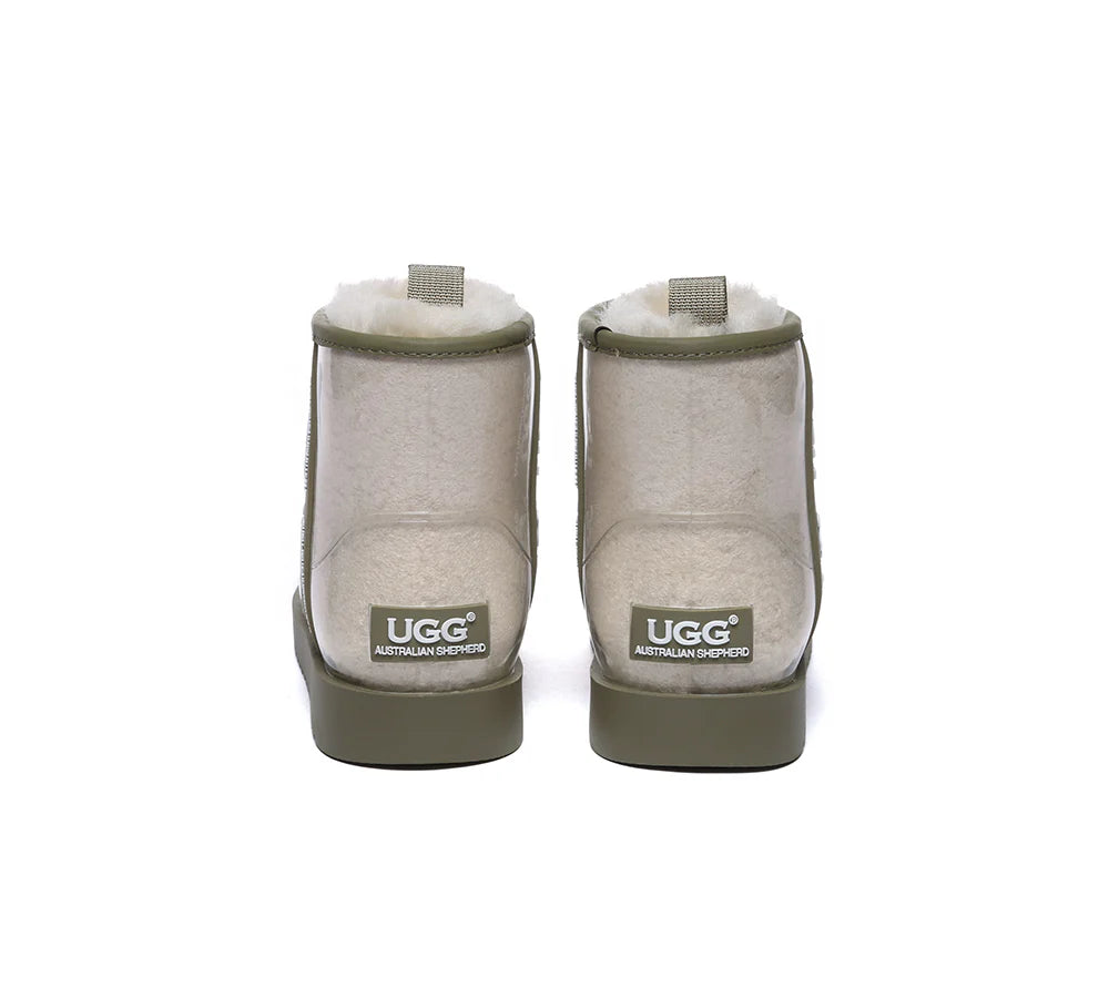 Clear Waterproof and Shearling Classic Boots