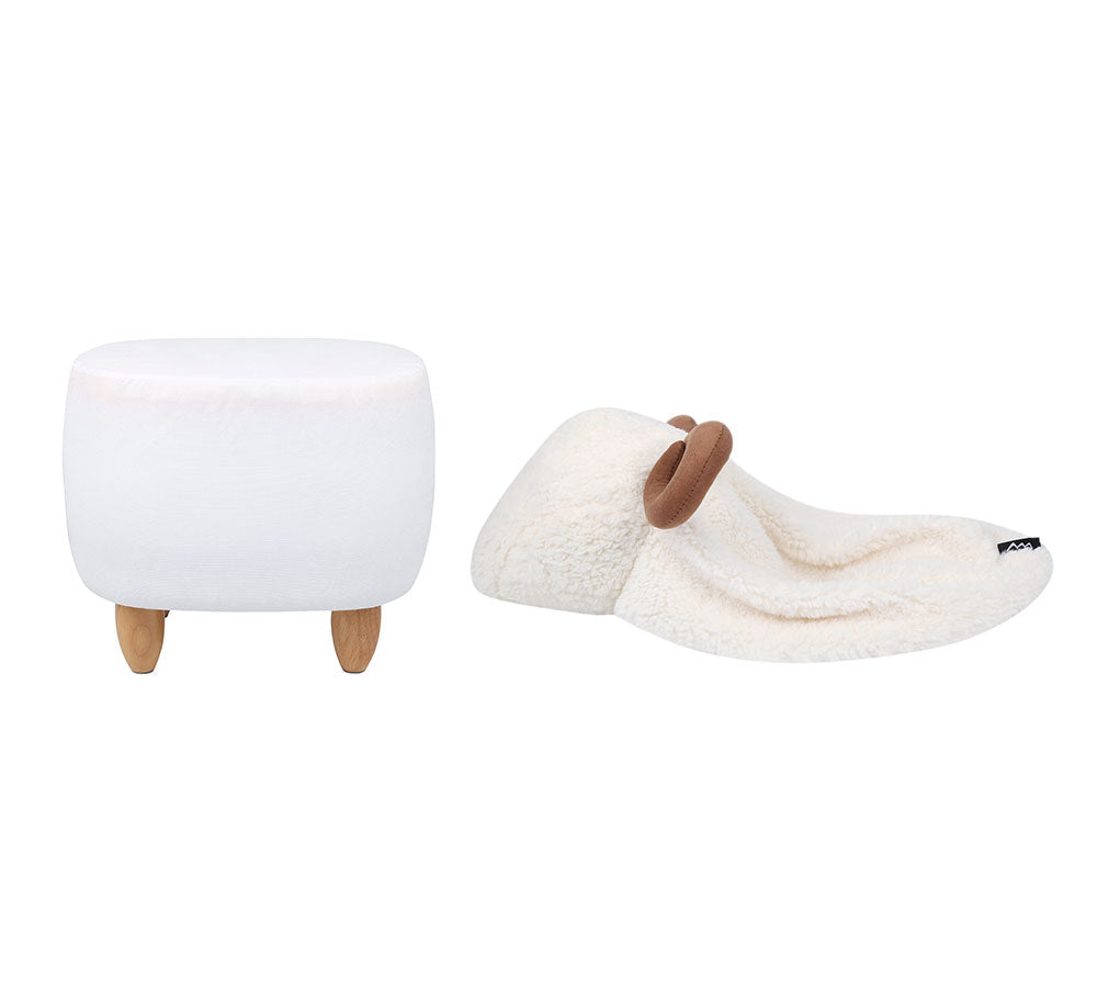 Ottoman Soft Sheep Pouffe