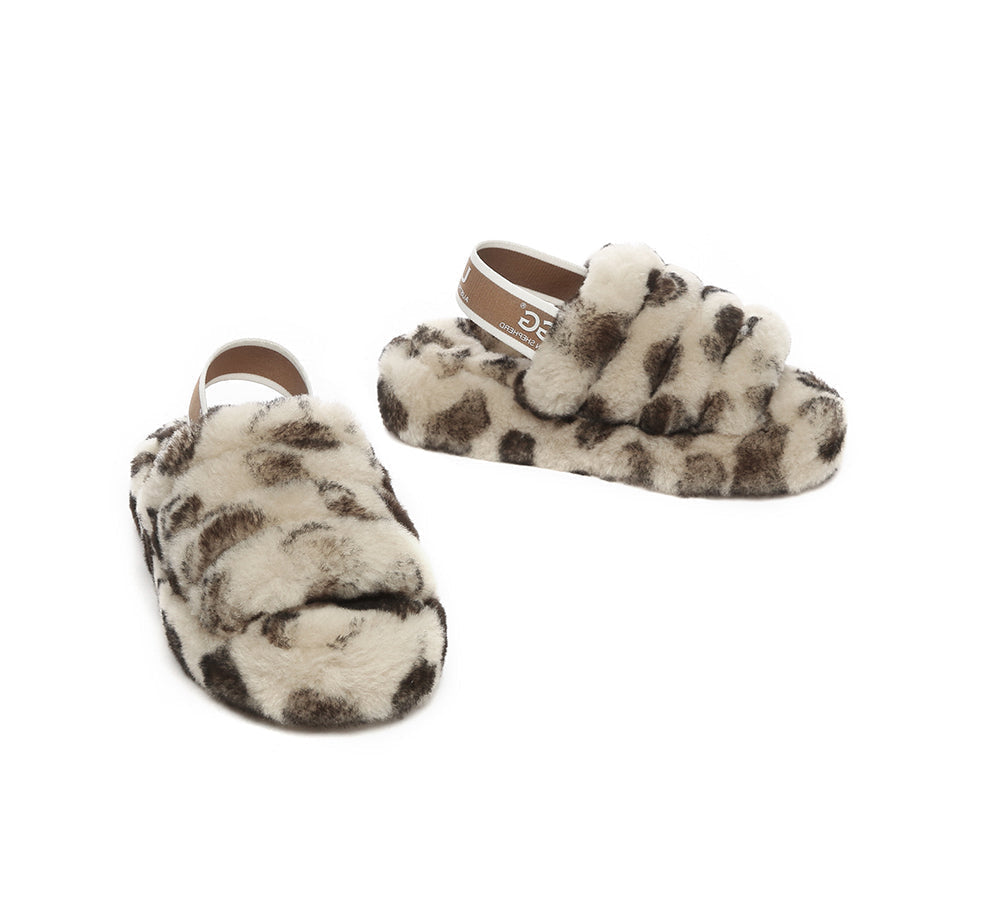 Kids Leopard Slides