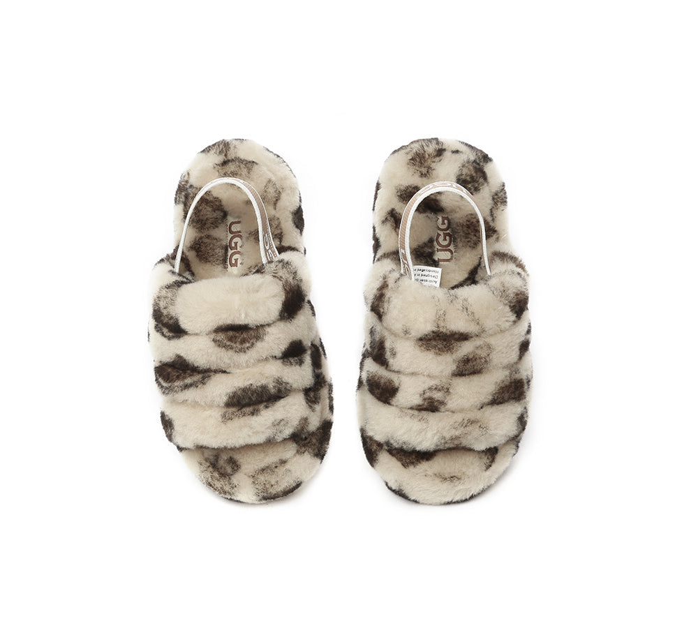 Kids Leopard Slides