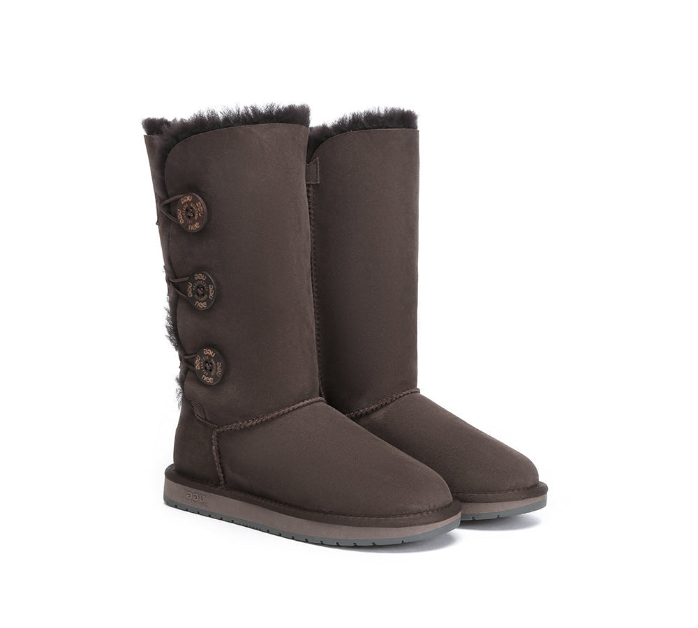 Tall Button Boots